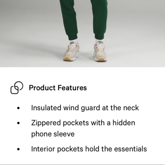 Lululemon City Sleek Jacket Dark Olive 4 - Picture 9 of 15